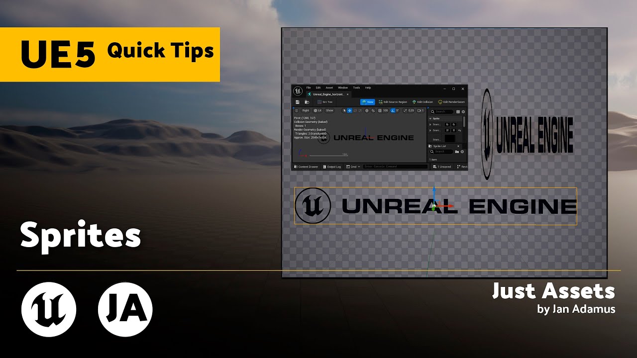 Unreal Engine 5 QuickTip | Sprites - YouTube
