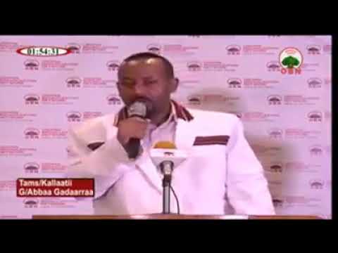 Download Dr Abiyi Ahmed Nuu wajjin jirtaan hin yaadani Oromo garaa bal'aata