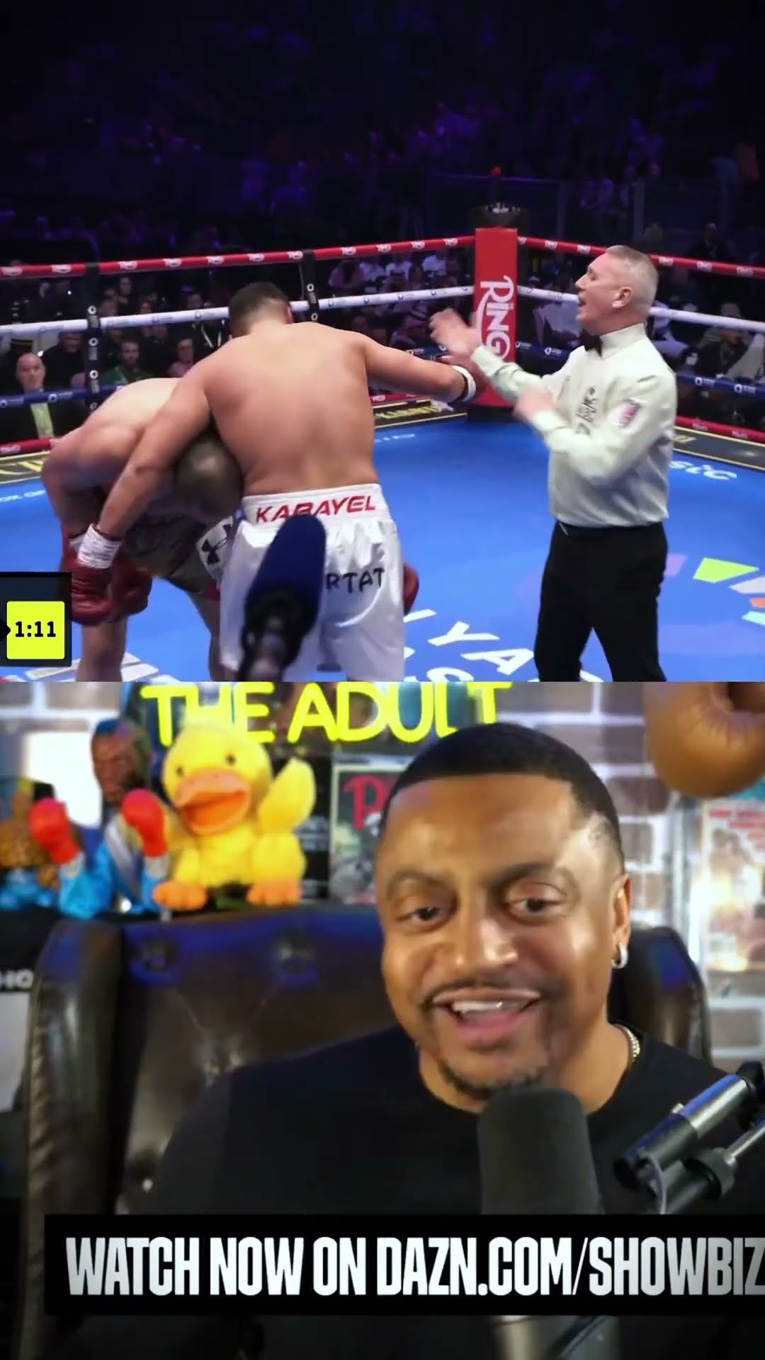 Kabayel vs Zhang knockout livereaction