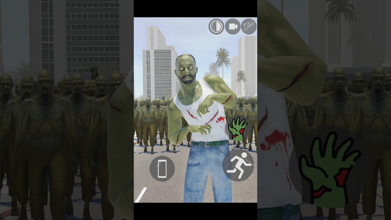 Franklin Become Zombie Attack in Indian City Bikes Driving 3D #gta #gaming #trending #sidehero#funny