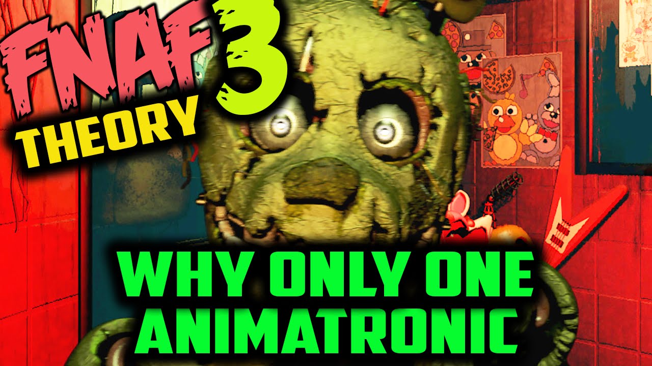 WHY THERE'S ONLY ONE ANIMATRONIC in FNAF 3
