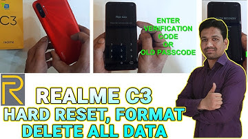 Realme C3 Hard Reset Format and Delete All Data