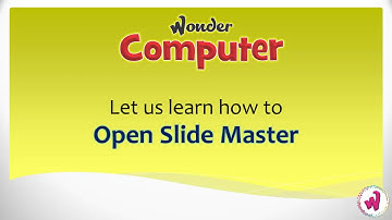 Class 5 | Ch 8 | Slide Master in MS PowerPoint in Windows