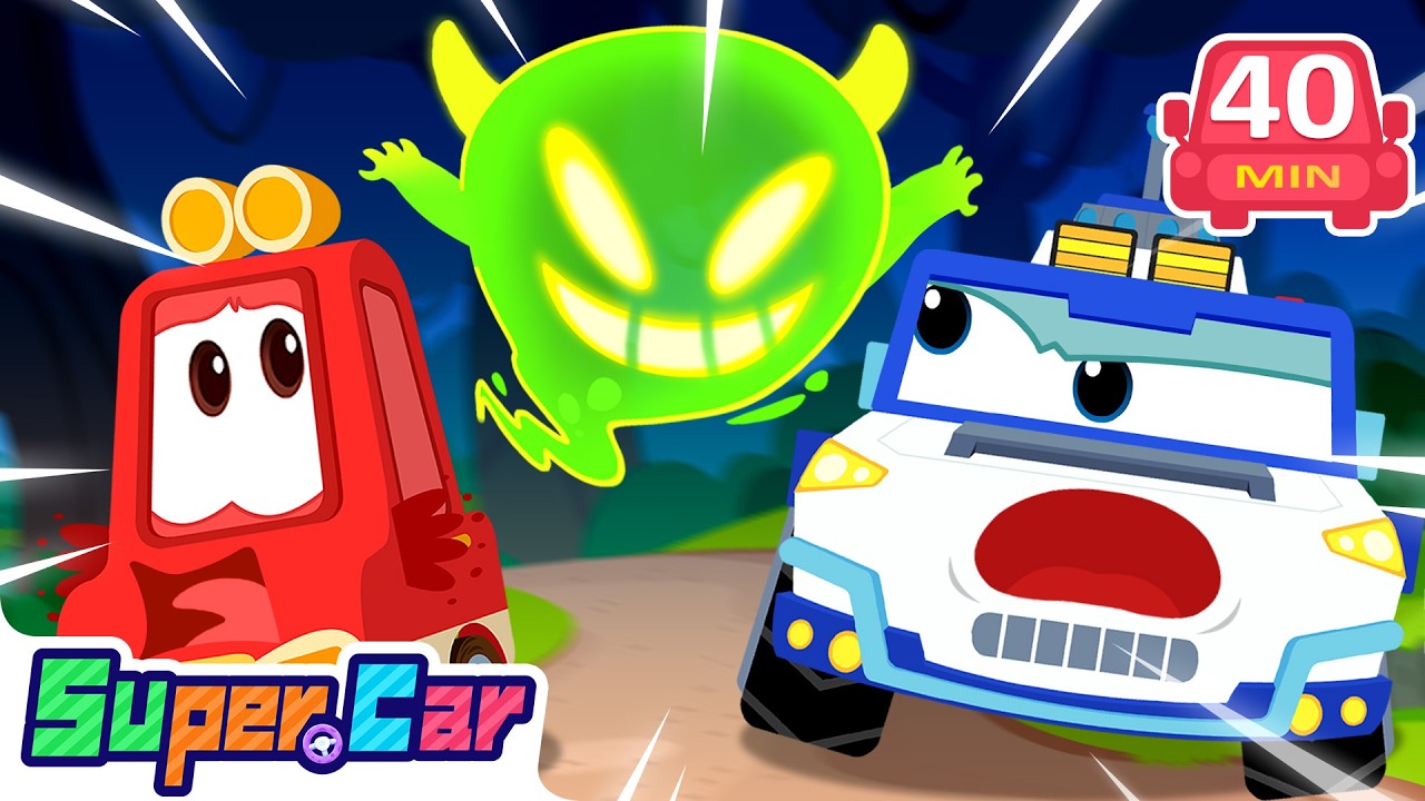 嘎吱嘎吱怪 👾🚗😲｜神祕聲音從哪裡來？｜勇氣建立 💪｜環境探索學習 🌱｜兒童動畫 🎬｜超級汽車