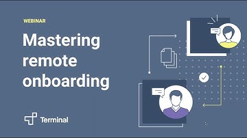 Webinar - Mastering Remote Onboarding