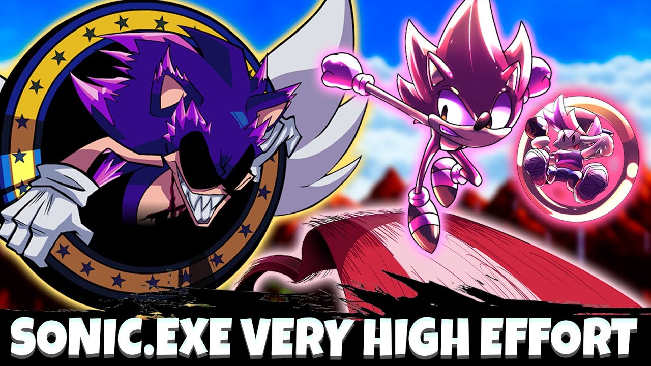 Sonic.EXE Very High Effort - NEWEST 2 YEAR PROJECT!! (Final Escape) VS Friday Night Funkin (FNF MOD)