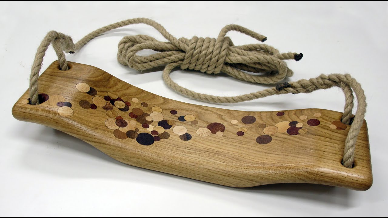 Making an Oak swing with inlay