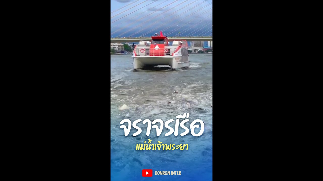 Boat traffic in Bangkok is very convenient