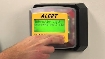 WUSTL Alertus System