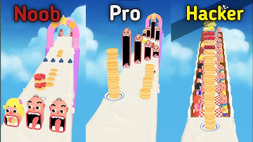 New Update Pancake Run Game All Levels Gameplay Walktrough Android iOS Game
