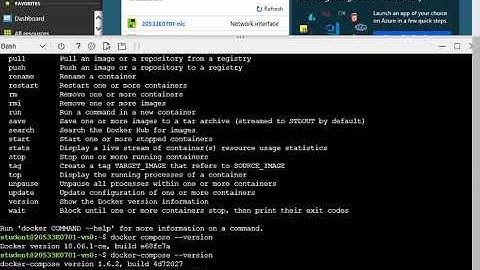 20533 M7LAE2 Deploying multi container applications with Docker Compose to Azure VMs