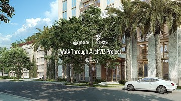 Walk Through ArchVIZ Project - 3DsMax VRay Phoenix FD