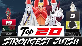 TOP 20 JUTSU / TECHNIQUES IN NARUTO AND BORUTO - AnimeScale