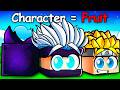 Blox Fruits But ANIME CHARACTERS Decide my Build!