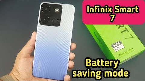 How To Enable Battery Saving Mode In Infinix Smart 7, Power Saving Mode Enable Kaise Karen,