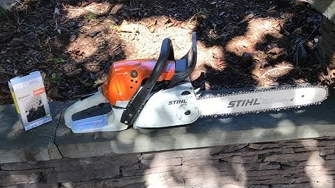 STIHL Chainsaw HOW TO: Chain Replacement - MS251C
