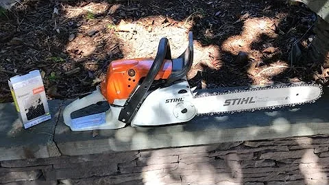 STIHL Chainsaw HOW TO: Chain Replacement - MS251C