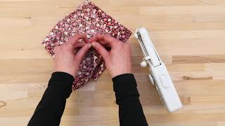How to use a hand sewing machine