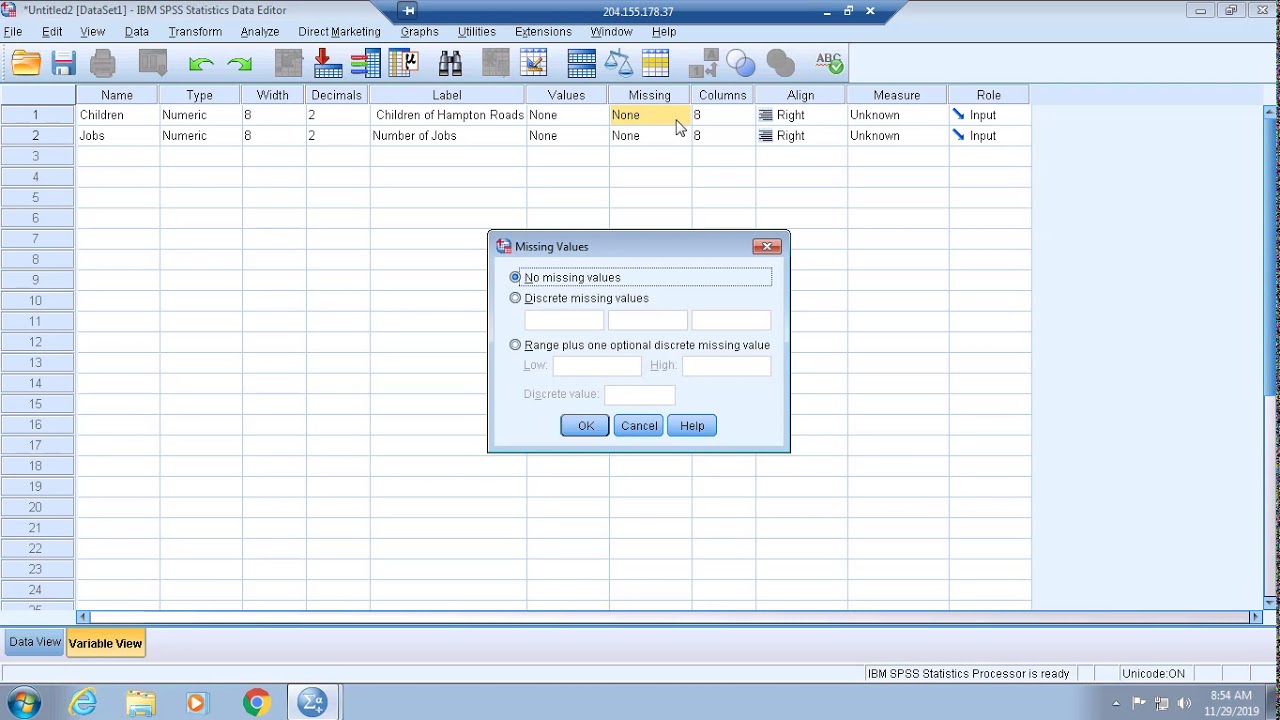 Pearson Correlation r in SPSS - YouTube