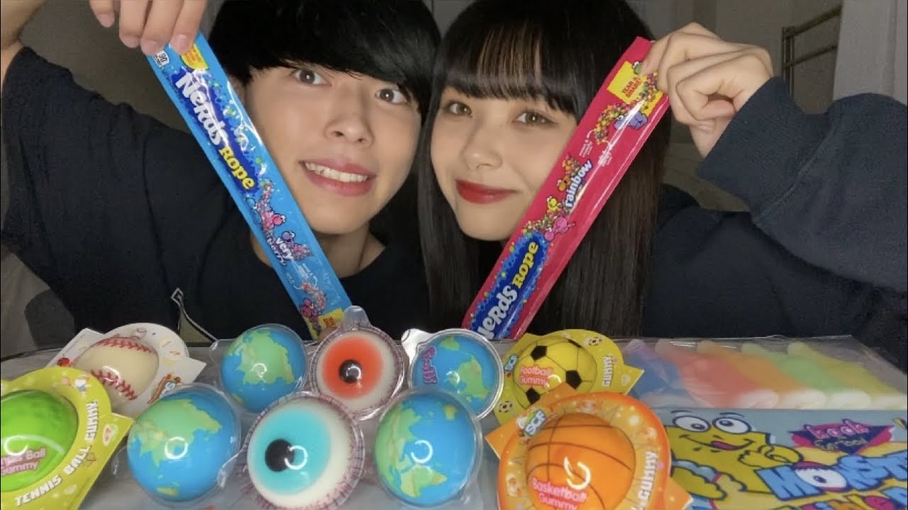 【ASMR】海外のお菓子を正直にレビューしたら面白すぎたwww #地球グミ#asmr