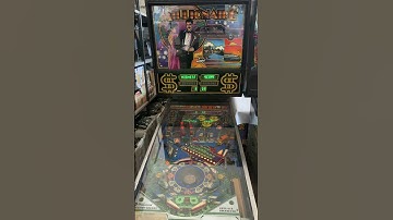 Millionaire Pinball Machine In  Enter initials High Score.