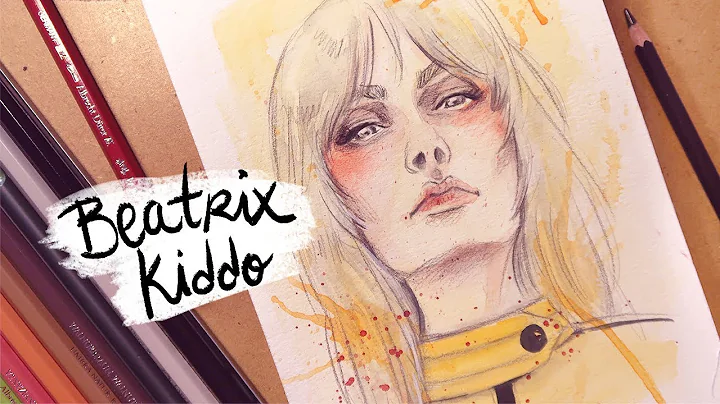 BEATRIX KIDDO | Watercolor Speed Painting