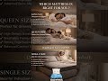 With 100WINKS, choose the perfect mattress size designed for your lifestyle and comfort needs. 🛏️