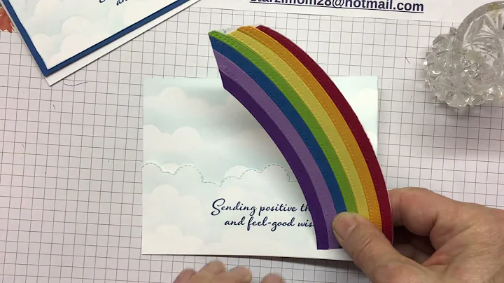 Stampin'Up! Rainbow card, Cloud Making