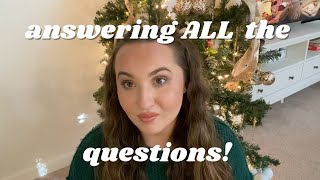 COZY CHRISTMAS Q&A! 🎄🧸❄️ ANSWERING ALL THE QUESTIONS