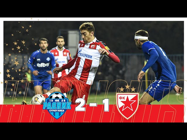 Radnik - Crvena zvezda 0:5, highlights 