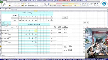 VIDEO BÀI HỌC: PHƯƠNG PHÁP TÍNH TÁC NGHIỆP CẮT SƠ ĐỒ THEO BẢNG SIZE BREAK DOWN