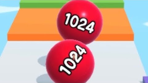 Ball Run 2048  - All  Levels Gameplay IOS  (PART  17) .