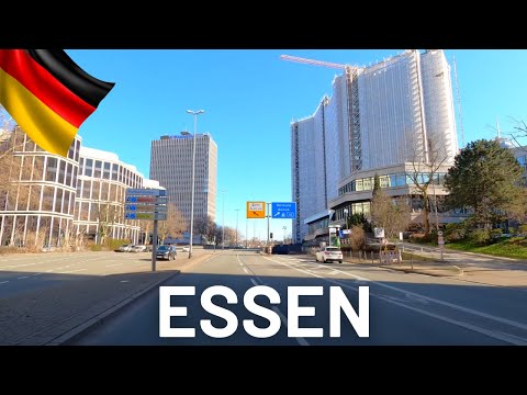 ESSEN Driving Tour 🇩🇪 Essen Germany 4K Video Tour