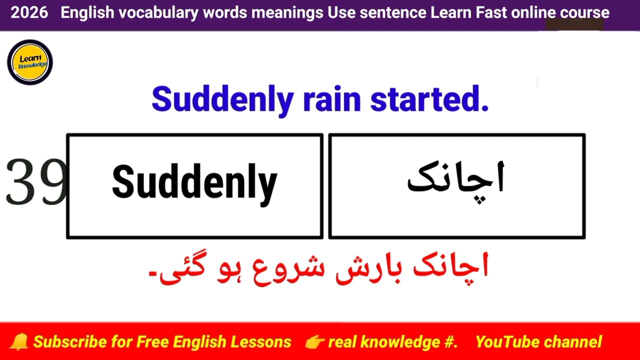 50 English Words You Must Know | Improve Spoken English Fast 🗣️