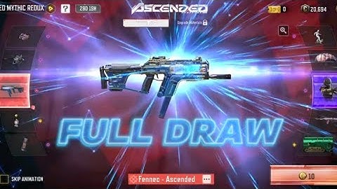Ascended Mythic Redux full draw | Finally mythic fennec is back | Call of duty mobile