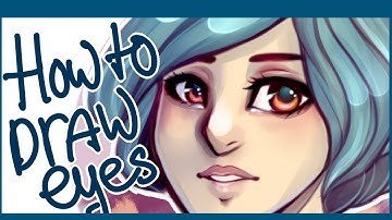 How I draw / paint Eyes! [ Paint tool SAI ]