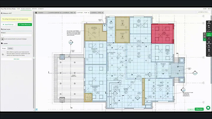 Floor Plan AI Draw Mode in STACK Takeoff & Estimate