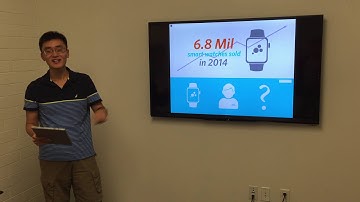 Using Microsoft Band to control presentation slides