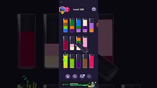 126-130 Level love water color sort puzzle game 2024