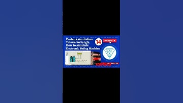 Smart Electronic Voting Machine Using Arduino. #proteus #arduino #technology