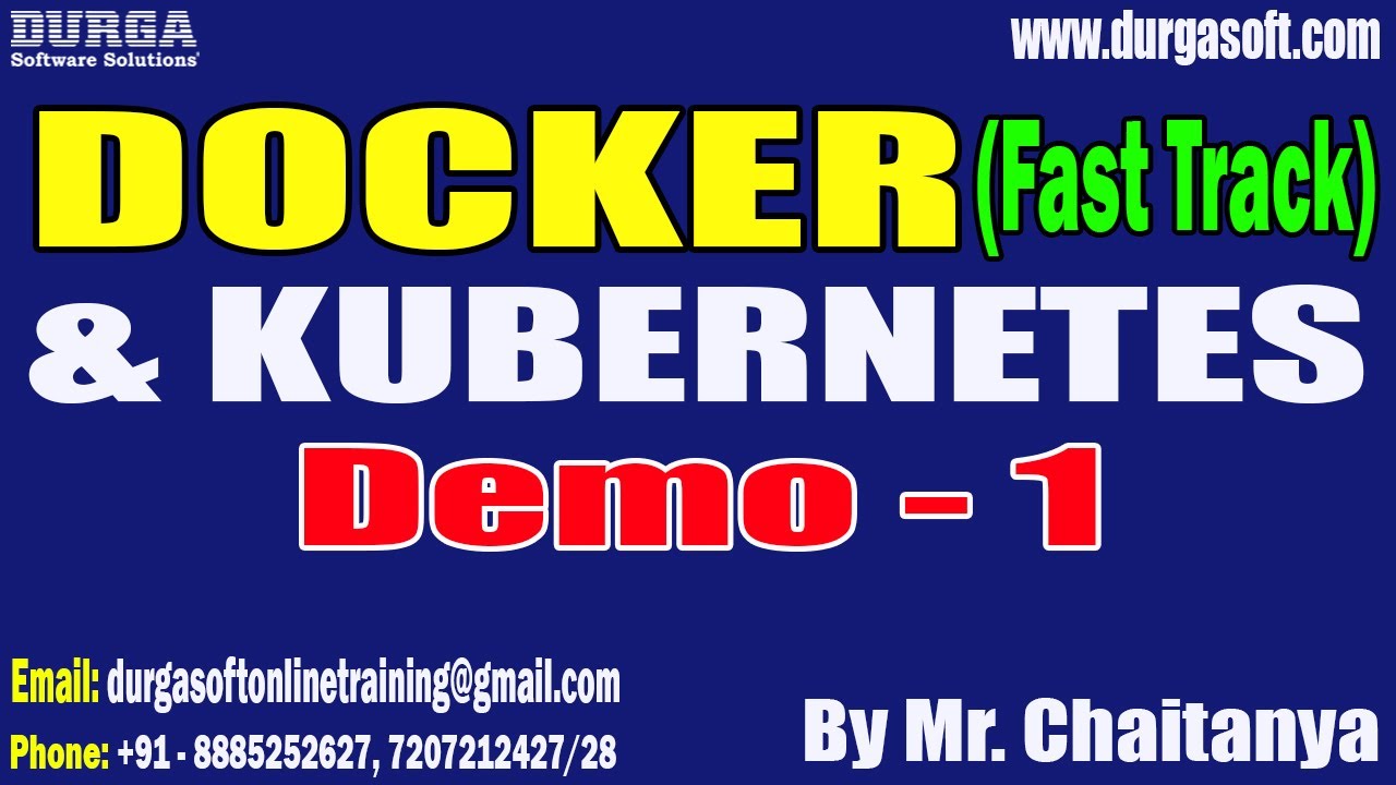 Fast Track Tutorial DOCKER & KUBERNETES (Fast Track) tutorials || Demo - 1 || by Mr ...