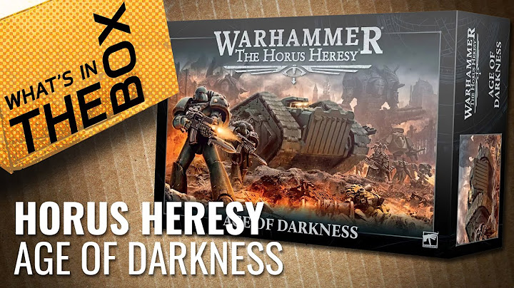 Is Horus Heresy Age of Darkness limited edition