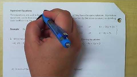 4.3 Writing Standard Form Part 1