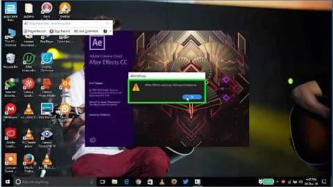 Adobe after effect Cc 2017 Error fix