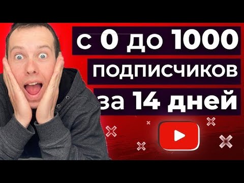 Как набрать первую 1000 подписчиков на YouTube за 14 дней с нуля