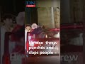 Santa Claus loses his temper in traffic jam and assaults pedestrians in Lebanon