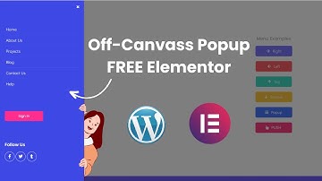 Create an Off-Canvas Pop-Up Menu with FREE Elementor