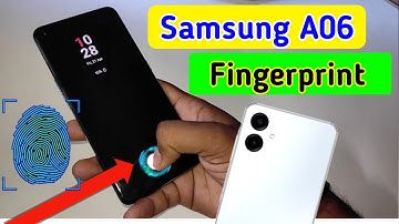 Samsung galaxy a06 display fingerprint setting/Samsung a06 fingerprint screen lock/fingerprint lock