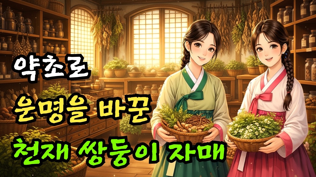 약초로 운명을 바꾼 천재 쌍둥이 자매 이야기