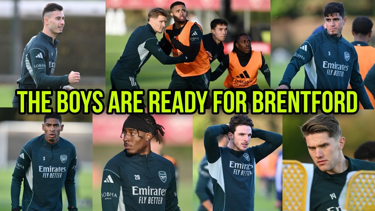 «Арсенал» возвращается к работе! Целенаправленная тренировка перед матчем с «Брентфордом»!
